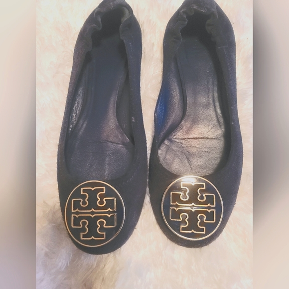 Shoes - Tory Burch Reva Ballet flats Suede